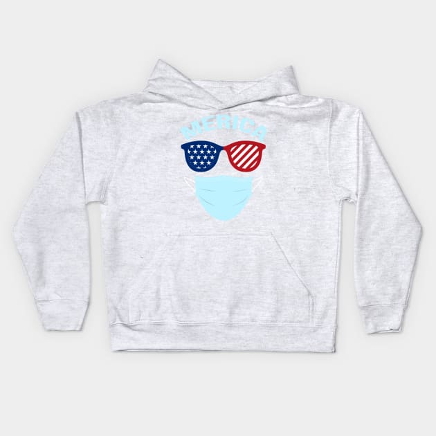 merica Kids Hoodie by designnas2